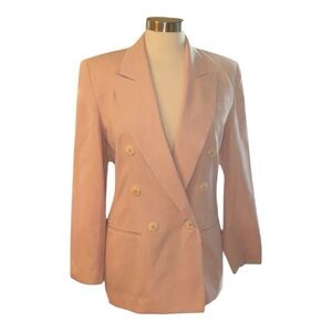 Vintage jacqueline Ferrar Blazer Size 8 Pink